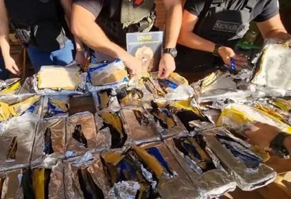 Cargamento de cocaína incautado en Paraguay con destino a Uruguay