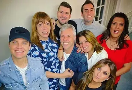 Marcela Tauro y Lizy Tagliani cuando eran compañeras en la radio