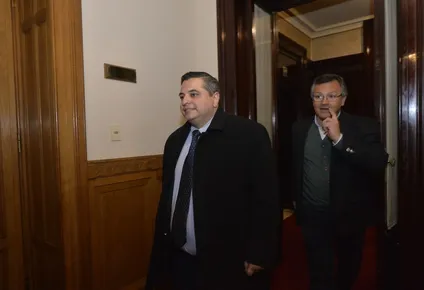 Luis Calabria (izquierda) y Santiago González (derecha)
