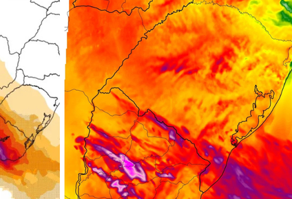 no se pueden descartar tornados: metsul alerta por tormentas muy severas en uruguay con granizo de gran tamano
