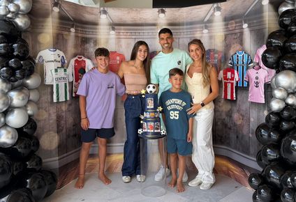 Luis Suárez festejó sus 39 años