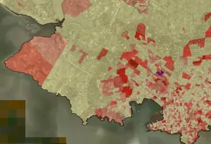 la evolucion de los casos de covid-19 por barrios en montevideo, segun el msp