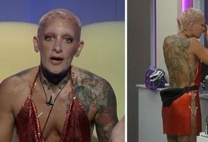 Furia con el vestido rojo en GH
