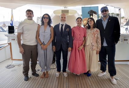 Los socios del JIIFF junto a John y María Pfeffer