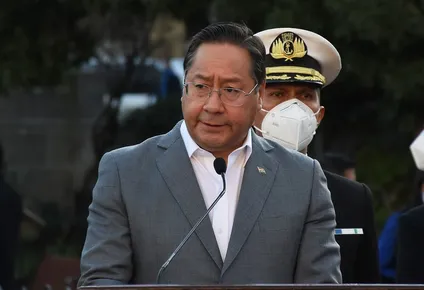 Luis Arce, presidente de Bolivia (archivo)