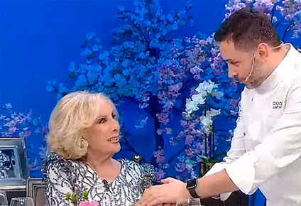 Coco Carreño con Mirtha Legrand