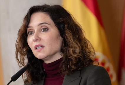 La presidenta de la Comunidad de Madrid, Isabel Díaz Ayuso.