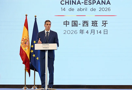 El presidente, Pedro Sánchez, en su última visita a China.&nbsp;