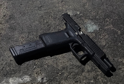 Pistola incautada al joven que se había fugado del Inisa