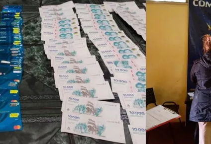 corrientes: dos empleados municipales fueron detenidos en un cajero por portar 42 tarjetas de debito de beneficiarios de planes