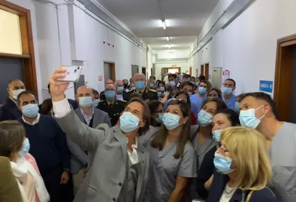 Luis Lacalle Pou inaugura nuevos espacios en Hospital de Rocha