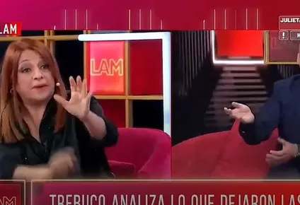 Fuerte cruce entre Marcela Feudale y el Pelado Trebucq por la figura de Javier Milei