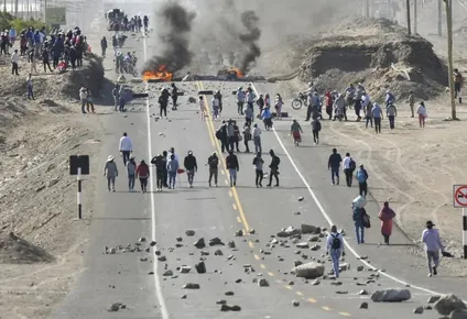 Manifestaciones en Perú