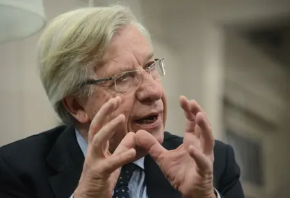 El exministro de economía y exvicepresidente de la República, Danilo Astori