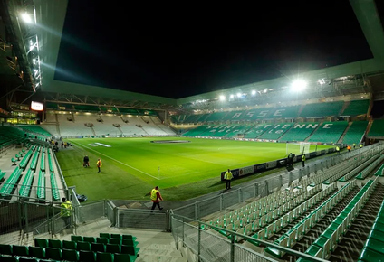 Estadio Geoffroy-Guichard en Saint-Etienne (Francia) donde pudo ser el atentado