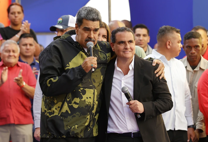 Nicolás Maduro y Alex Saab