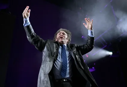 Javier Milei, candidato de La Libertad Avanza.