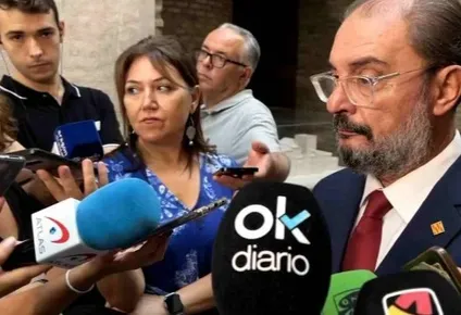 El senador autonómico por las Cortes de Aragón, Javier Lambán