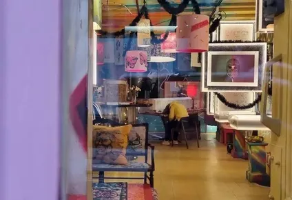 Así se veía Kristina desde la calle