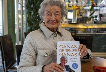 Conchita, la abuela instagramer y su libro sobre las ganas de vivir.