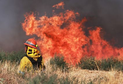incendios forestales en los angeles: el viento alimenta el fuego y complica el trabajo de los bomberos