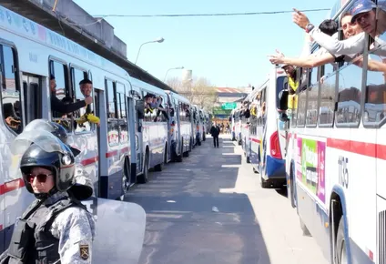 El operativo partió desde el Mercado Modelo hasta el Gran Parque Central