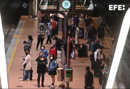 Una incidencia ocurrida en obras de infraestructura en la entrada sur de Atocha afecta a los trenes que circulan en ese trayecto.