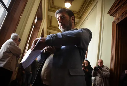 El presidente del Frente Amplio, Fernando Pereira
