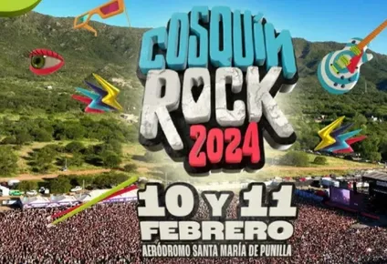 El festival se llevará a cabo el 10 y 11 de febrero de 2024 en el Aeródromo de Santa María de Punilla, Córdoba.