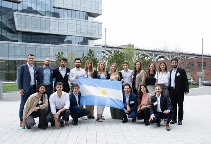 Parte del grupo de estudiantes que participó en el Masters Argentina