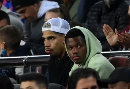 Ronald Araujo y Ansu Fati&nbsp;