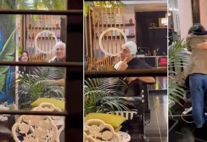 el video viral de cristian castro haciendose el color del pelo en una peluqueria de recoleta: queria un beso
