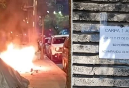 prohibieron acampar en velez para asistir a shows por el incendio de una carpa