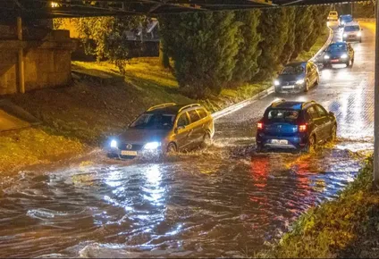 Tormentas y lluvias en Madrid y el resto de España.