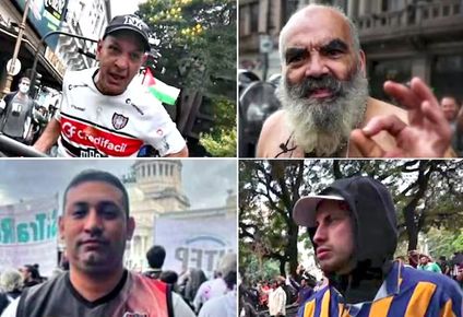 el gobierno pidio la detencion de 29 barras bravas que marcharon al congreso la semana pasada