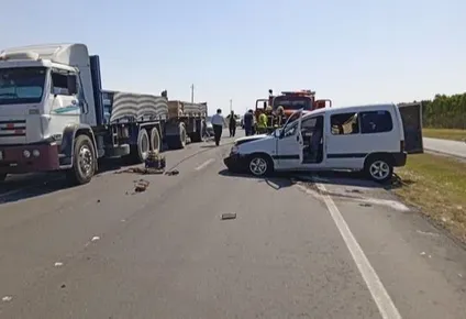 Las cinco personas que iban en la camioneta eran compañeros de trabajo