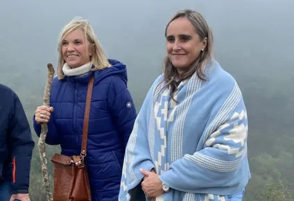 Beatriz Argimón con Virginia Fros