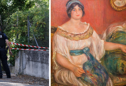 El último robo, ocurrido en el Museo Renoir en el sur de Francia, consistió en que los ladrones entraron cortando una valla con un cuchillo eléctrico y una sierra para metales.