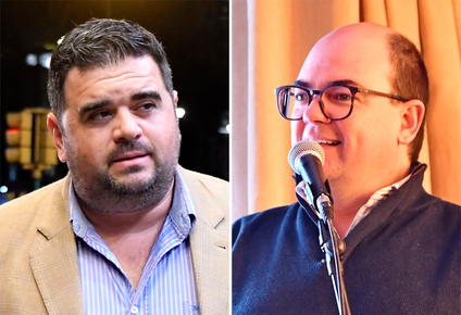 Nicolás Olivera y Diego Irazábal. Archivo