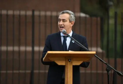 Pablo Javkin, intendente de Rosario, Argentina.