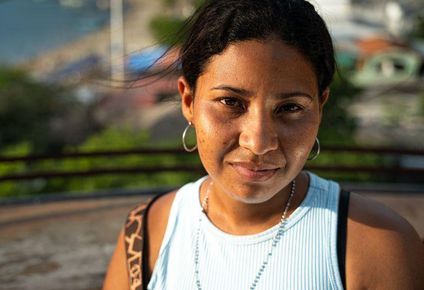 Lizbeth Pérez, sobrina de Alejandro Carranza, conversó con la BBC a mediados de noviembre.