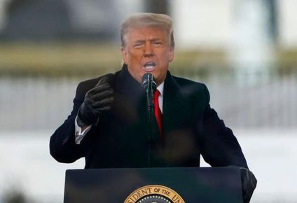 El reportaje del programa Panorama editó las palabras de Trump en su discurso del 6 de enero de 2021, previo al asalto al Capitolio.