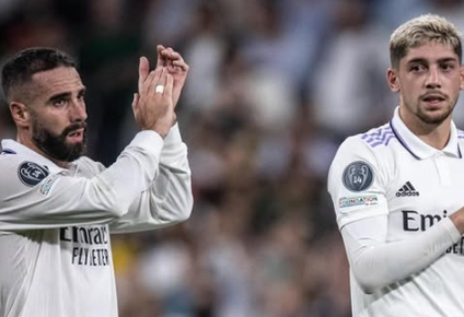 Federico Valverde y Dani Carvajal