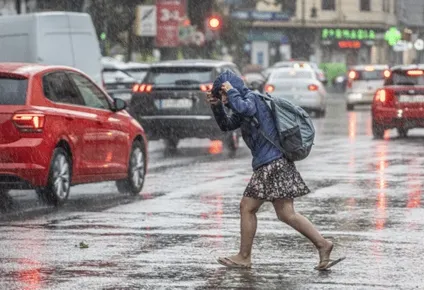 Se espera una caída fuerte de la temperatura y lluvias