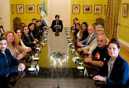 Javier Milei se reunió con sobrevivientes israelíes del ataque al Festival Nova perpetrado por Hamas