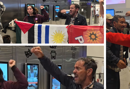 regresaron los dos uruguayos que integraban la flotilla humanitaria retenida rumbo a gaza