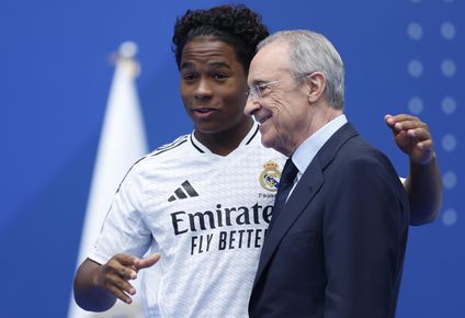 Endrick, presentado en el Real Madrid.