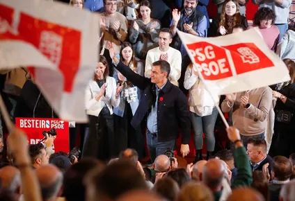 El secretario general del PSOE y presidente del Gobierno, Pedro Sánchez.