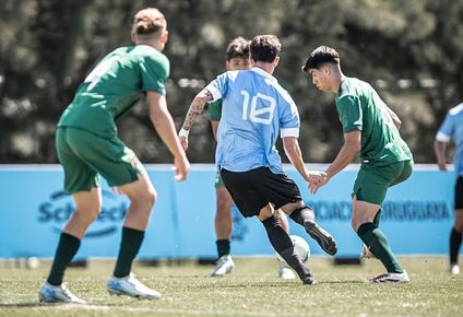 Entrenamiento de la selección uruguaya Sub 20