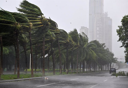 El tifón Yagi, llega al sur de China.